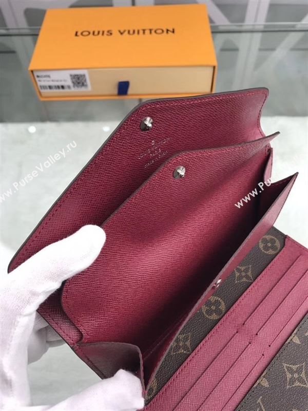 replica Louis Vuitton LV Marie-Lou Wallet Monogram Epi Leather Purse Bag Maroon M60498