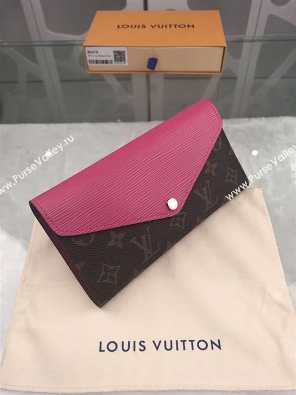 replica Louis Vuitton LV Marie-Lou Wallet Monogram Epi Leather Purse Bag Rose M60978