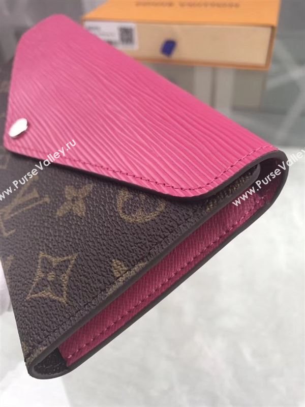 replica Louis Vuitton LV Marie-Lou Wallet Monogram Epi Leather Purse Bag Rose M60978