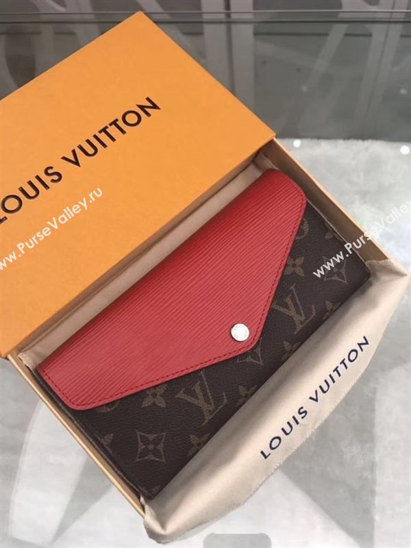 replica Louis Vuitton LV Marie-Lou Wallet Monogram Epi Leather Purse Bag Red M60727