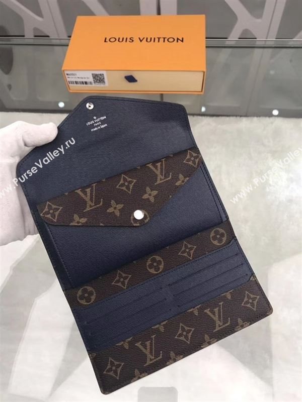 replica Louis Vuitton LV Marie-Lou Wallet Monogram Epi Leather Purse Bag Navy M60501