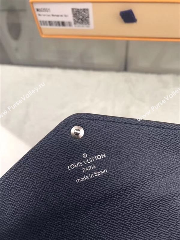 replica Louis Vuitton LV Marie-Lou Wallet Monogram Epi Leather Purse Bag Navy M60501
