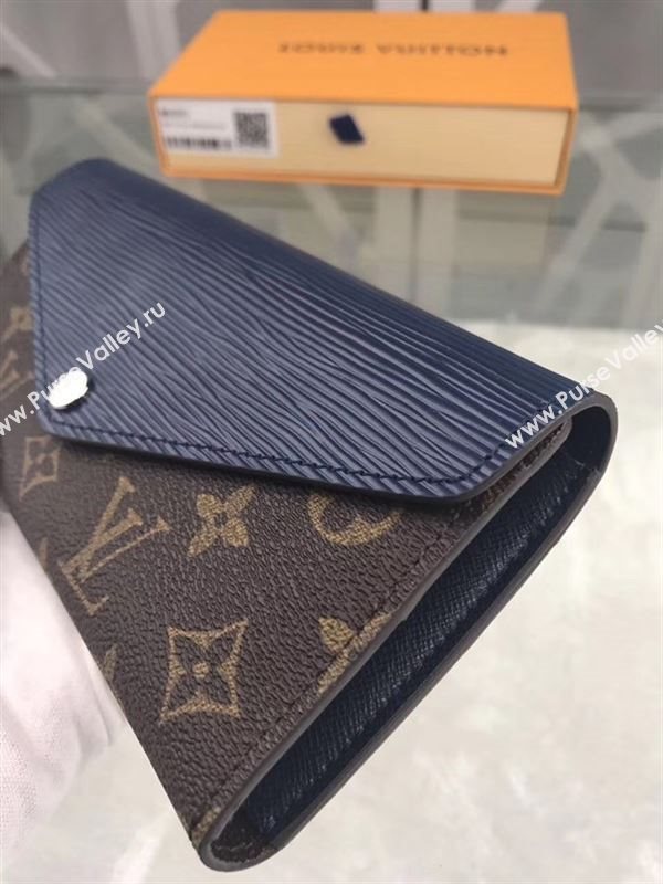 replica Louis Vuitton LV Marie-Lou Wallet Monogram Epi Leather Purse Bag Navy M60501
