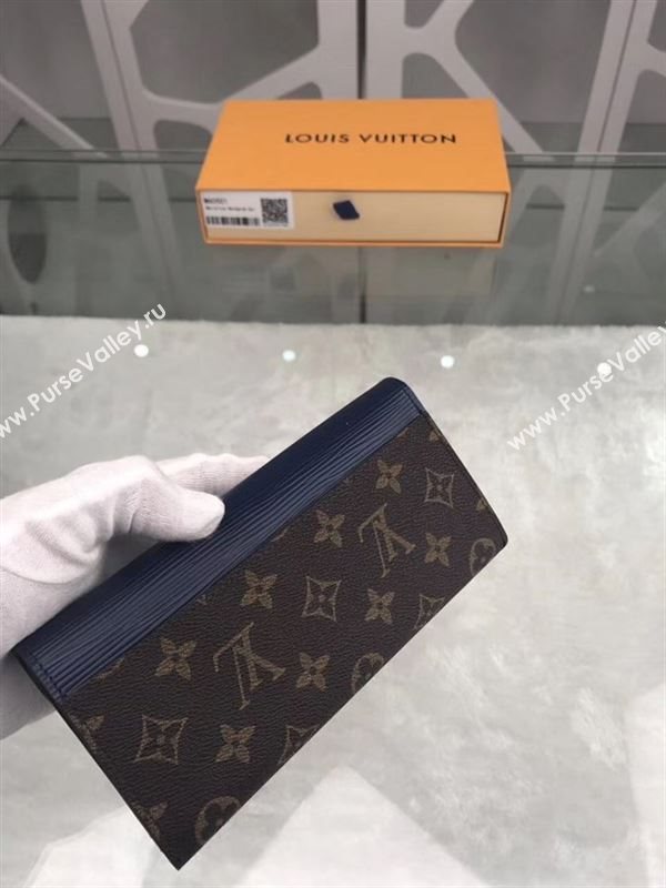 replica Louis Vuitton LV Marie-Lou Wallet Monogram Epi Leather Purse Bag Navy M60501