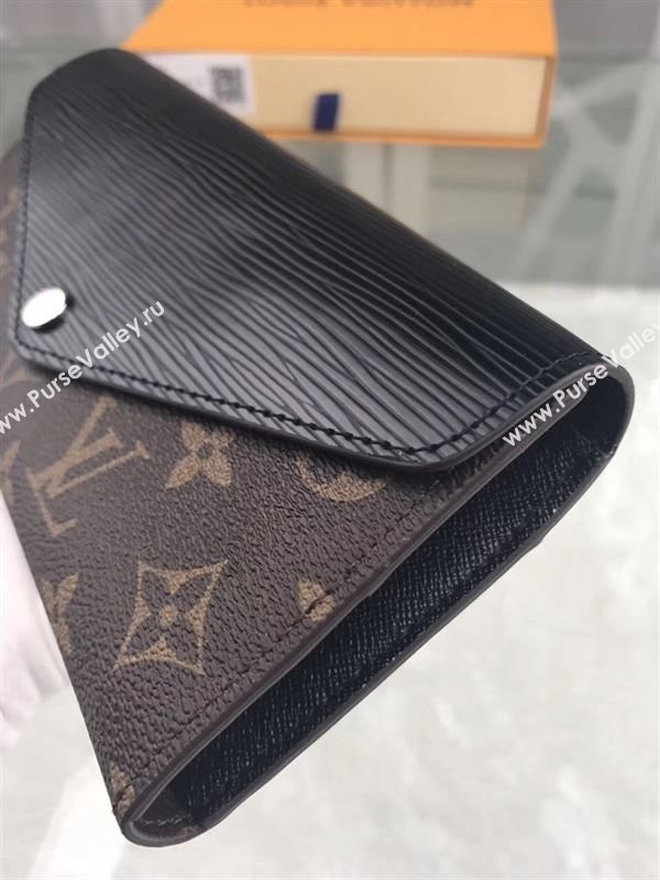 replica Louis Vuitton LV Marie-Lou Wallet Monogram Epi Leather Purse Bag Black M60506