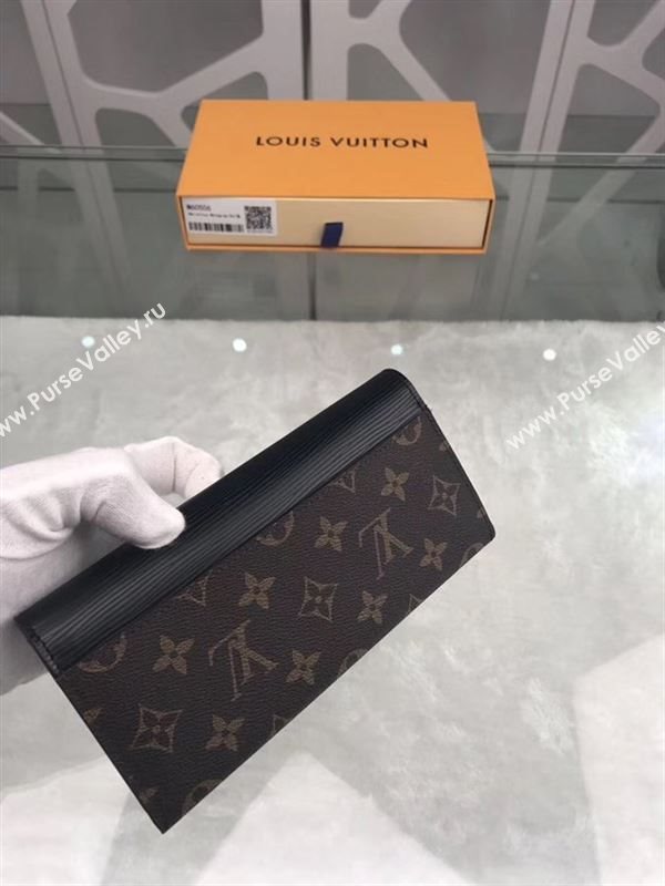 replica Louis Vuitton LV Marie-Lou Wallet Monogram Epi Leather Purse Bag Black M60506