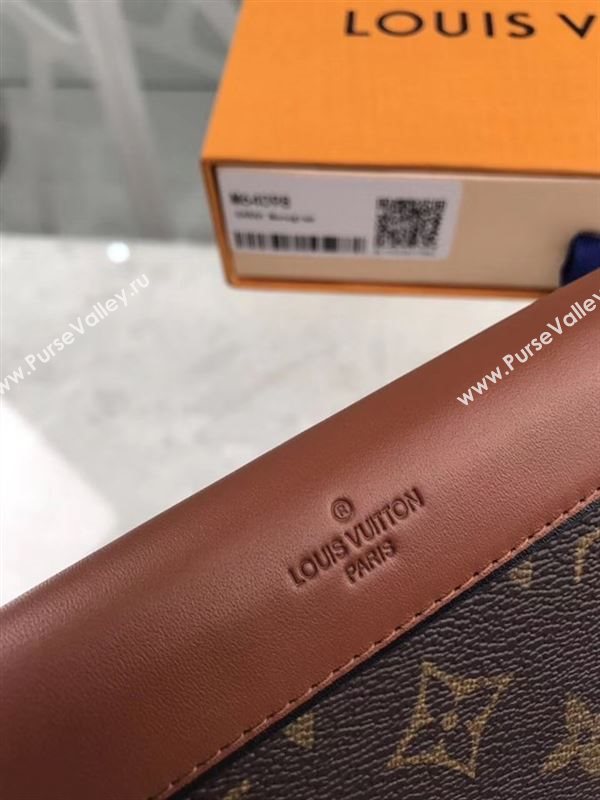 replica Louis Vuitton LV Sarah Wallet Monogram Canvas Purse Bag Brown M64098