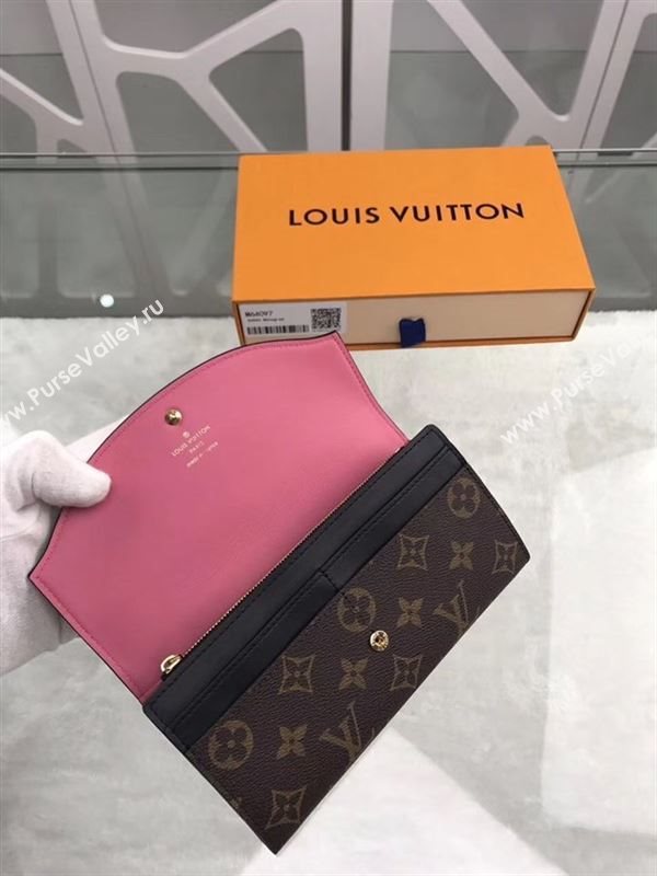 replica Louis Vuitton LV Sarah Wallet Monogram Canvas Purse Bag Green M64097