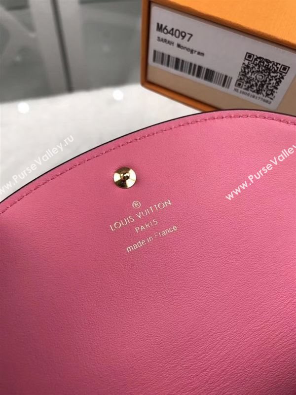 replica Louis Vuitton LV Sarah Wallet Monogram Canvas Purse Bag Green M64097