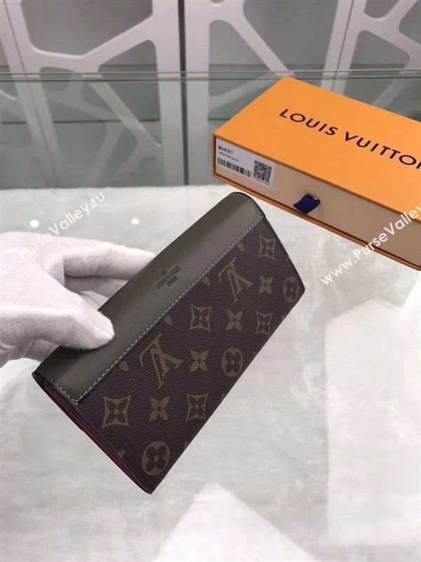 replica Louis Vuitton LV Sarah Wallet Monogram Canvas Purse Bag Green M64097