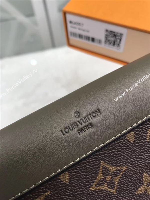 replica Louis Vuitton LV Sarah Wallet Monogram Canvas Purse Bag Green M64097