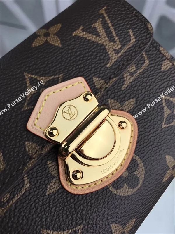 replica Louis Vuitton LV Joey Wallet Monogram Canvas Purse Bag Brown M60211