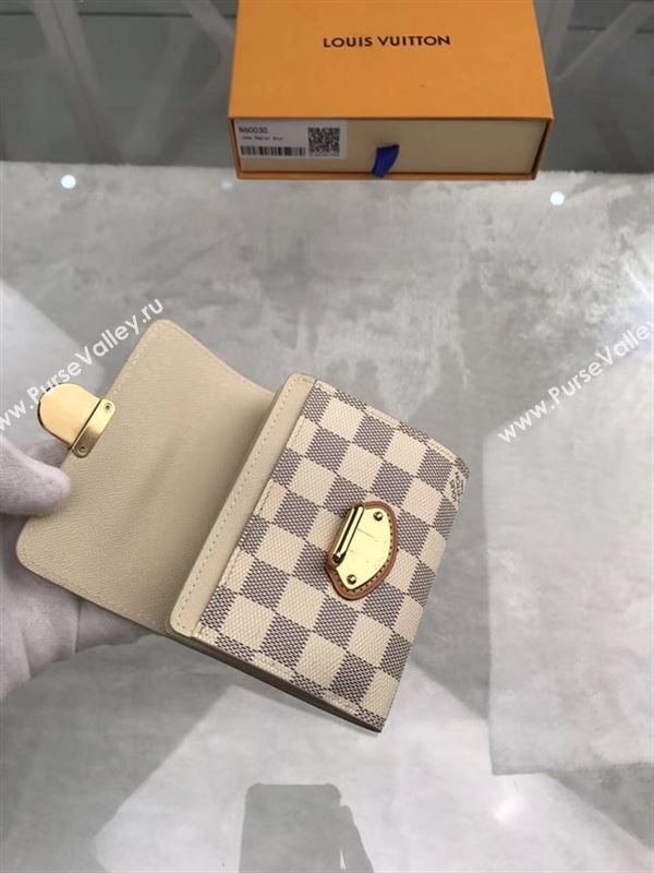 replica Louis Vuitton LV Joey Wallet Monogram Canvas Purse Bag White N60030