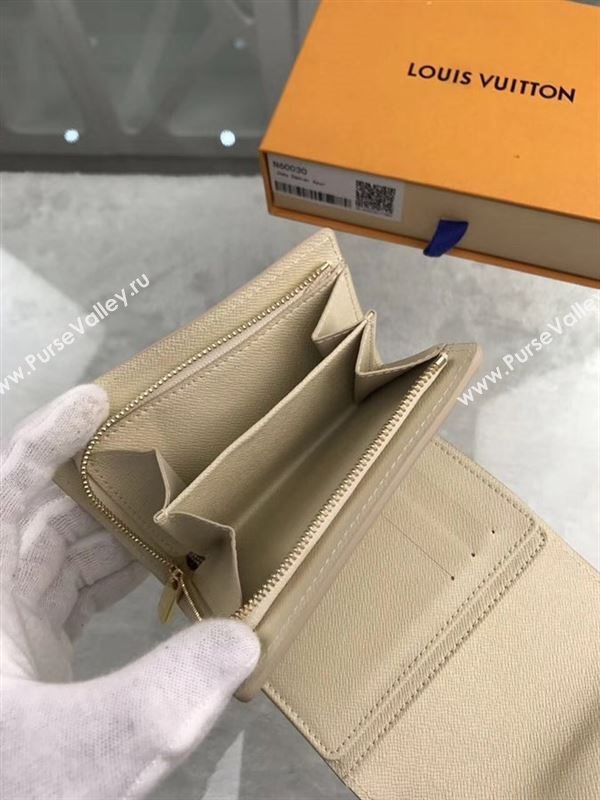 replica Louis Vuitton LV Joey Wallet Monogram Canvas Purse Bag White N60030