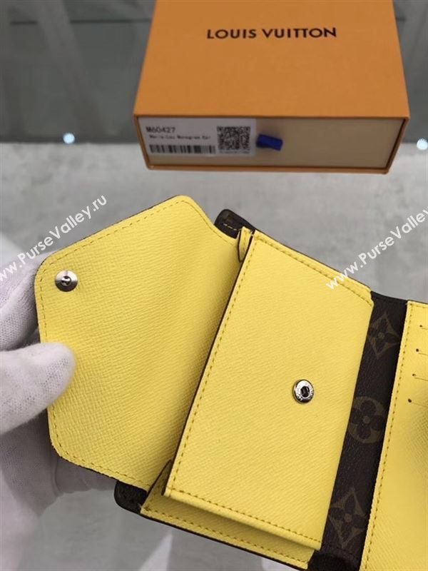 replica Louis Vuitton LV Marie-Lou Short Wallet Monogram Epi Leather Purse Bag Yellow M60427