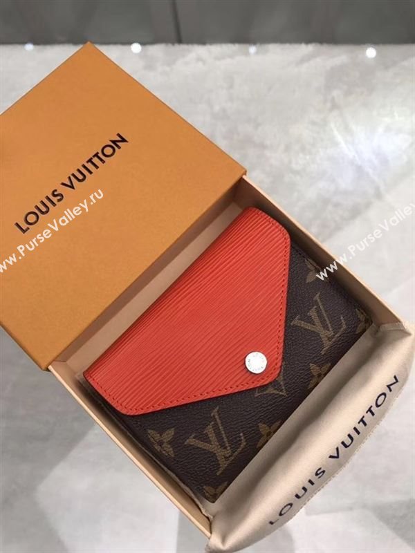 replica Louis Vuitton LV Marie-Lou Short Wallet Monogram Epi Leather Purse Bag Orange M60495