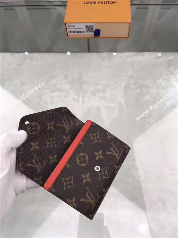 replica Louis Vuitton LV Marie-Lou Short Wallet Monogram Epi Leather Purse Bag Orange M60495