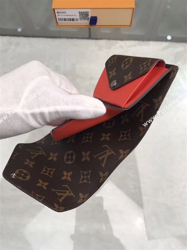 replica Louis Vuitton LV Marie-Lou Short Wallet Monogram Epi Leather Purse Bag Orange M60495