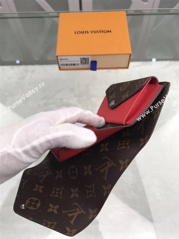 replica Louis Vuitton LV Marie-Lou Short Wallet Monogram Epi Leather Purse Bag Red M60494