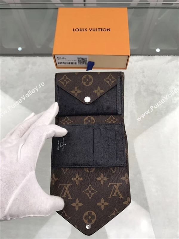 replica Louis Vuitton LV Marie-Lou Short Wallet Monogram Epi Leather Purse Bag Black M60494