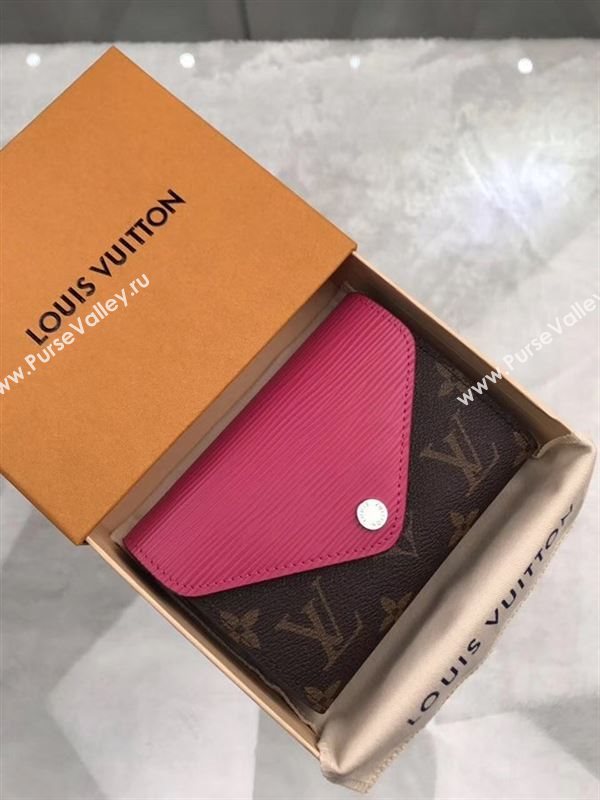 replica Louis Vuitton LV Marie-Lou Short Wallet Monogram Epi Leather Purse Bag Rose M60494