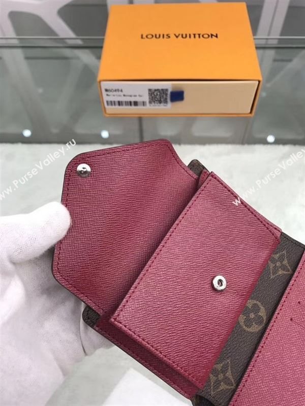replica Louis Vuitton LV Marie-Lou Short Wallet Monogram Epi Leather Purse Bag Maroon M60494