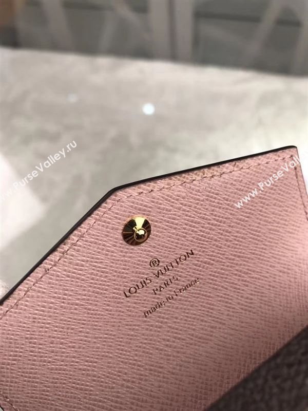 replica Louis Vuitton LV Sarah Multicartes Wallet Monogram Purse Bag Pink M61273