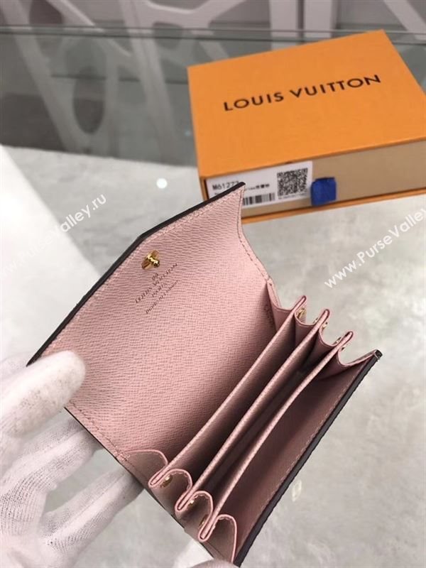 replica Louis Vuitton LV Sarah Multicartes Wallet Monogram Purse Bag Pink M61273