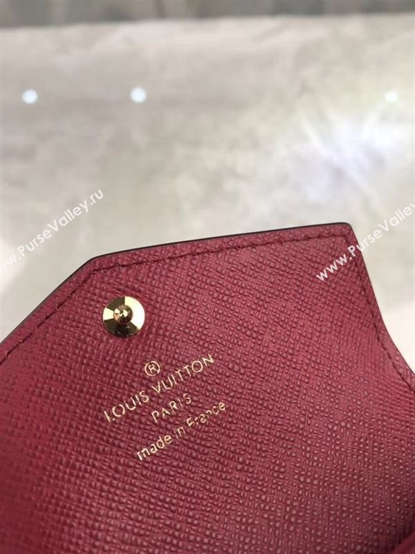 replica Louis Vuitton LV Sarah Multicartes Wallet Monogram Purse Bag Maroon M61273