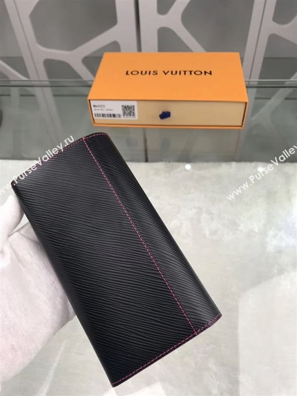 replica M64322 Louis Vuitton LV Sarah Epi Leather Wallet Purse Bag Black