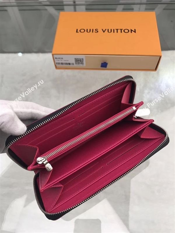 replica M64838 Louis Vuitton LV Zippy Epi Leather Wallet Purse Bag Black