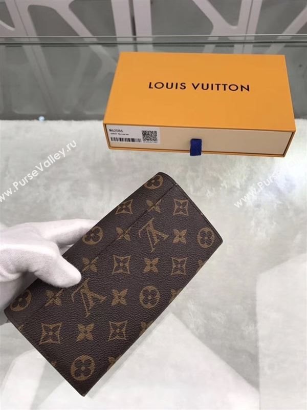 replica M62086 Louis Vuitton LV Sarah Polar Bear Wallet Monogram Canvas Purse Bag 