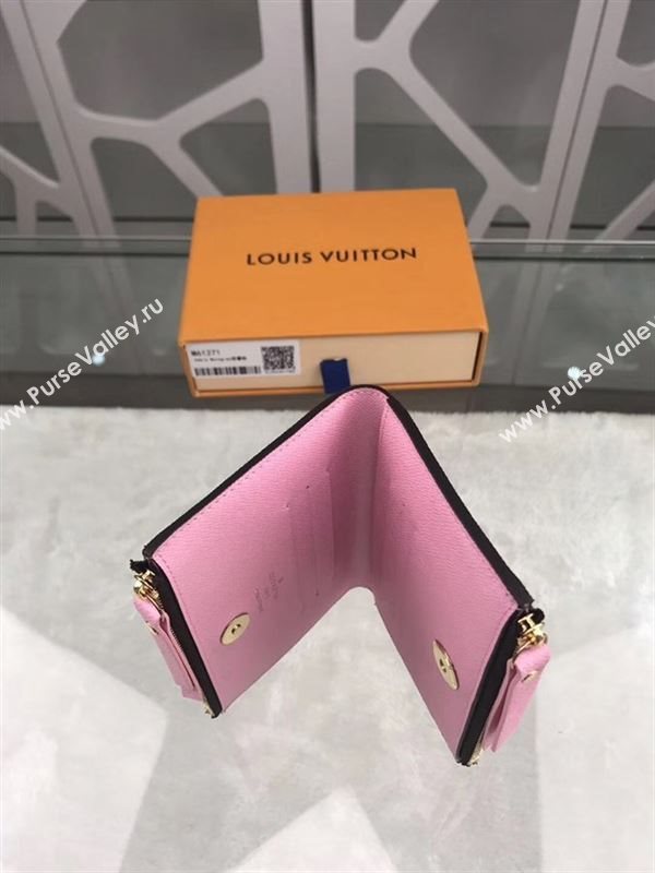 replica M61271 Louis Vuitton LV Adele Wallet Monogram Canvas Purse Bag Pink