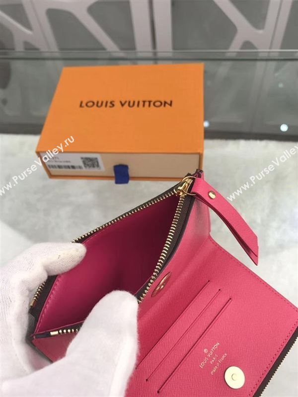 replica M61271 Louis Vuitton LV Adele Wallet Monogram Canvas Purse Bag Rose