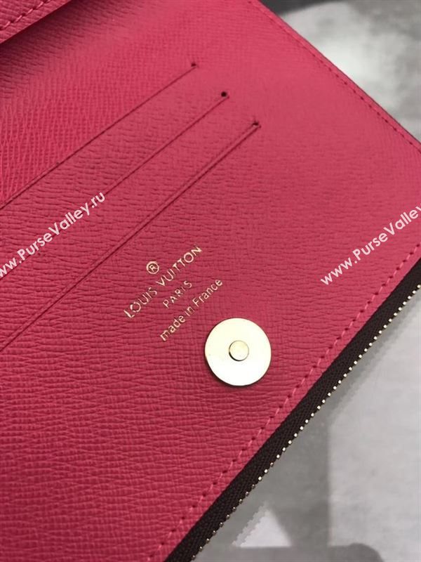replica M61271 Louis Vuitton LV Adele Wallet Monogram Canvas Purse Bag Rose
