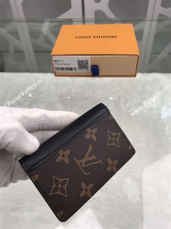 replica M60111 Louis Vuitton LV Pocket Organizer Wallet Monogram Canvas Purse Bag 