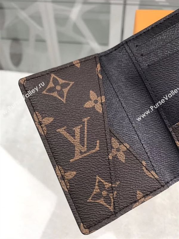 replica M60111 Louis Vuitton LV Pocket Organizer Wallet Monogram Canvas Purse Bag 