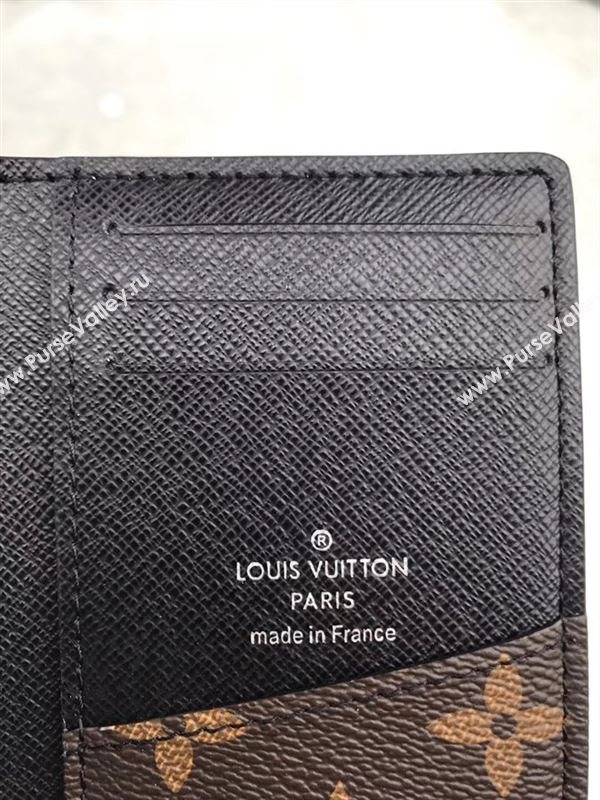 replica M60111 Louis Vuitton LV Pocket Organizer Wallet Monogram Canvas Purse Bag 