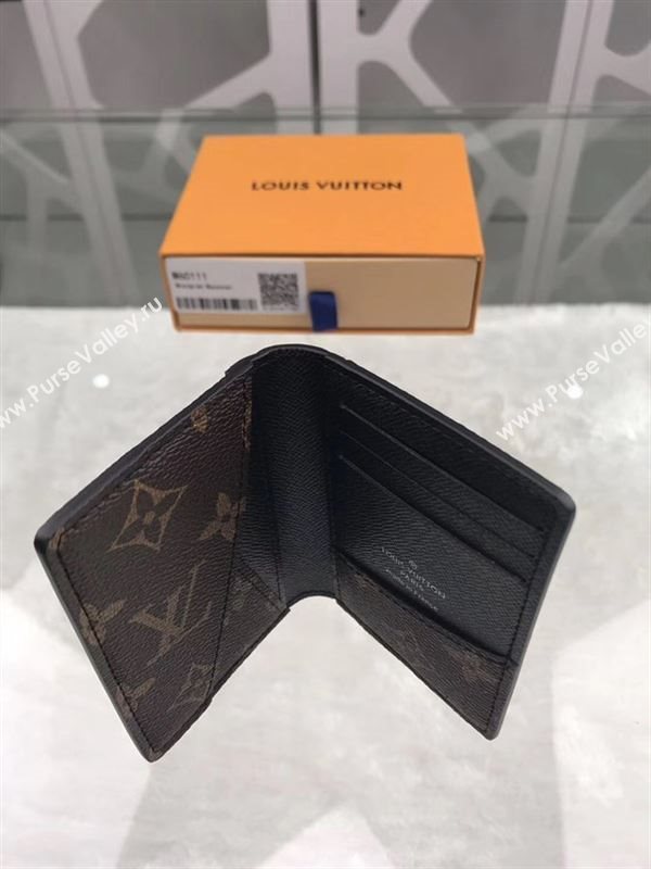 replica M60111 Louis Vuitton LV Pocket Organizer Wallet Monogram Canvas Purse Bag 