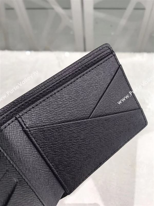 replica M64014 Louis Vuitton LV Multiple Wallet Taiga Leather Purse Bag Blue