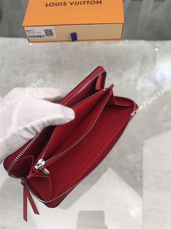 replica Louis Vuitton LV Clemence Wallet Epi Leather Purse Bag Red M60913