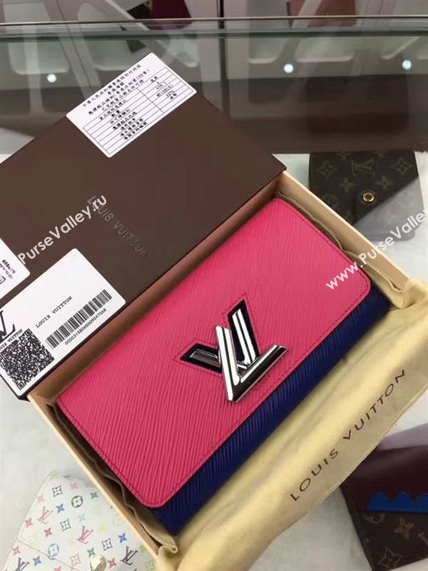 replica M61783 Louis Vuitton LV Twist Wallet Epi Leather Purse Bag Rose
