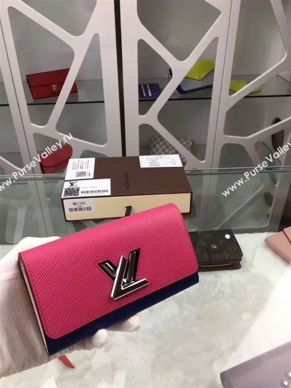 replica M61783 Louis Vuitton LV Twist Wallet Epi Leather Purse Bag Rose