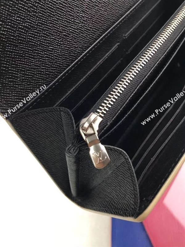 replica M62008 Louis Vuitton LV League Twist Wallet Epi Leather Purse Bag Black