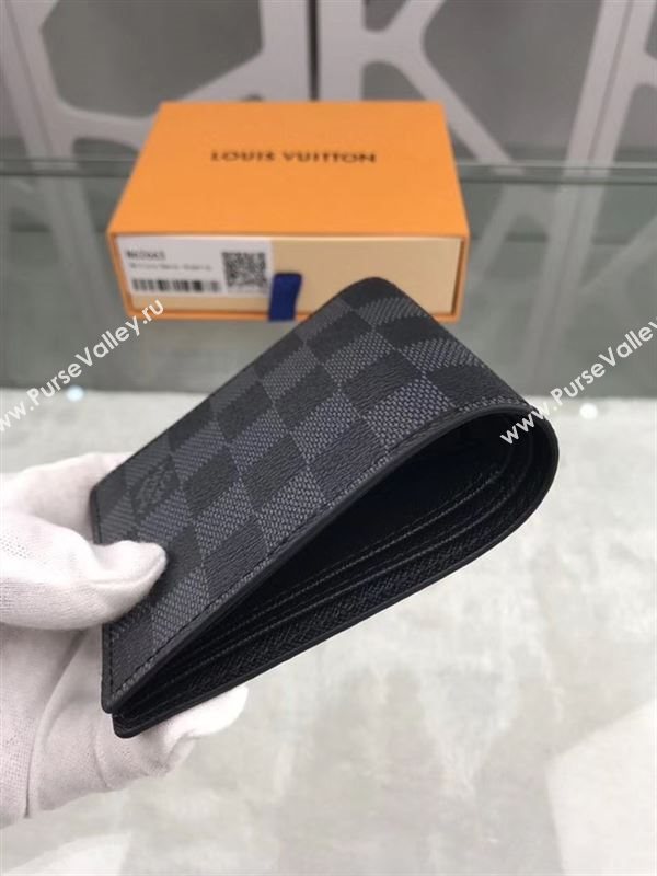 replica N62663 Louis Vuitton LV Multiple Wallet Damier Canvas Purse Bag Gray