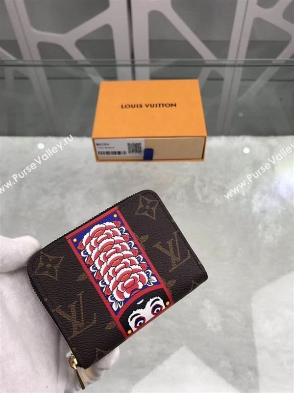 replica M62394 Louis Vuitton LV Kabuki Zippy Coin Purse Wallet Monogram Canvas Purse Bag 