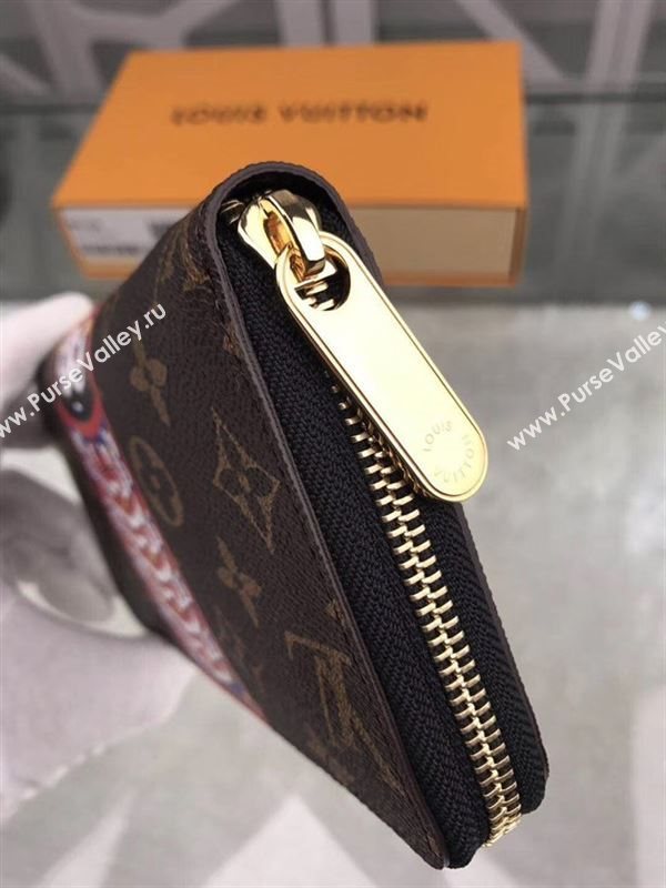 replica M67258 Louis Vuitton LV Kabuki Zippy Wallet Monogram Canvas Purse Bag 