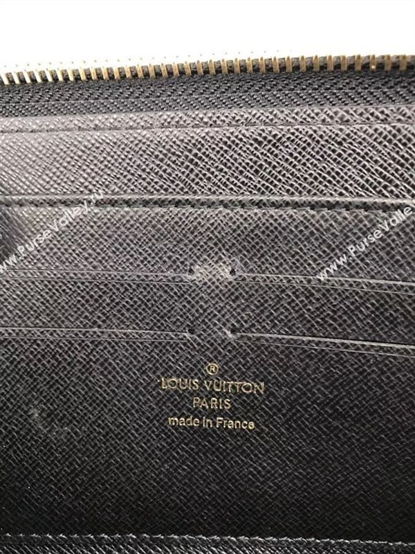 replica M67258 Louis Vuitton LV Kabuki Zippy Wallet Monogram Canvas Purse Bag 