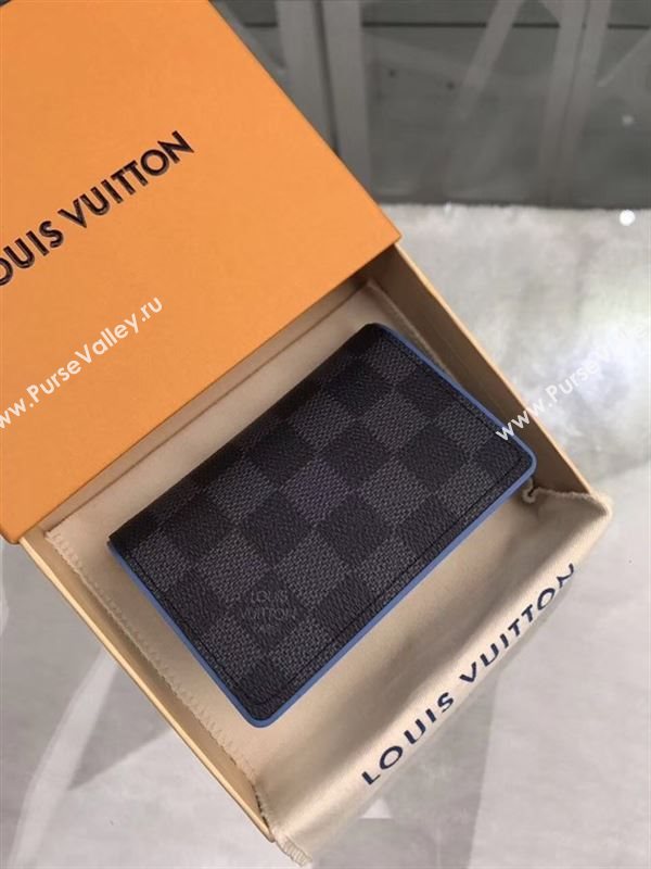 replica Louis Vuitton LV Pocket Organizer Wallet Damier Canvas Purse Bag N41690