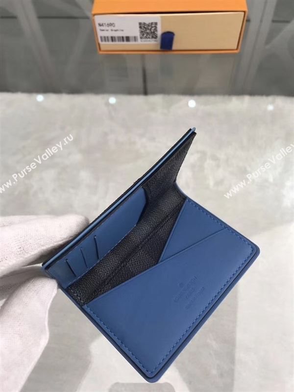 replica Louis Vuitton LV Pocket Organizer Wallet Damier Canvas Purse Bag N41690